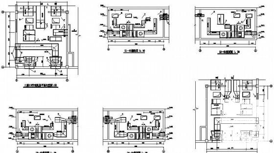 3层大型商场暖通设计CAD施工图纸（散热器采暖空调通风） - 3