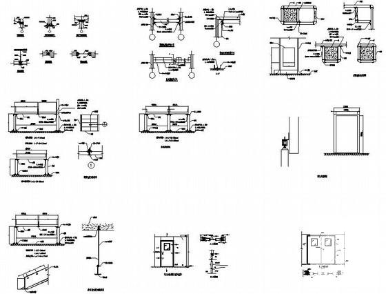 千级洁净室暖通设计CAD施工图纸(平面布置图) - 3