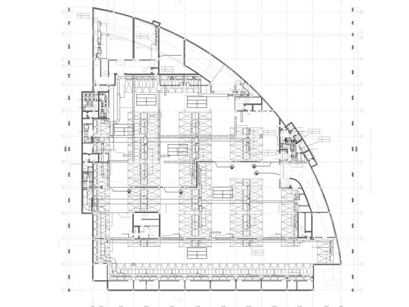 4层大型商业街整套暖通空调全系统设计CAD施工图纸(人防、机房设计) - 2