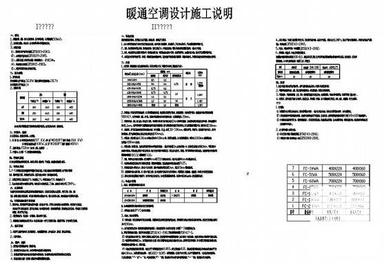 6层商务酒店暖通空调设计CAD施工图纸 - 1