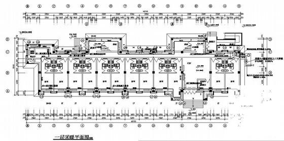 多层青年教师公寓暖通设计CAD施工图纸(平面布置图) - 2