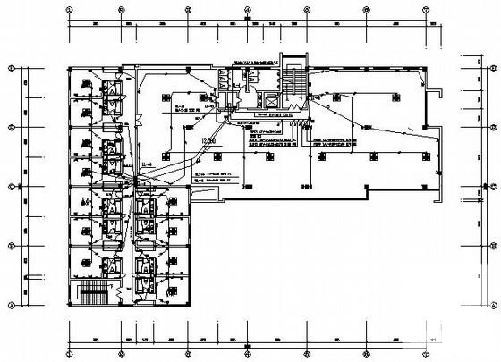 4层商业写字楼电气CAD施工图纸 - 3