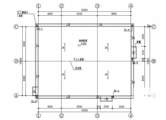 单层高压氧舱给排水CAD施工图纸（设计说明，） - 3