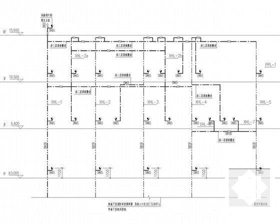 商业楼施工设计图纸（水、暖、电，）(自动喷水灭火系统) - 4