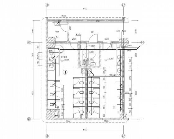 商业楼施工设计图纸（水、暖、电，）(自动喷水灭火系统) - 5
