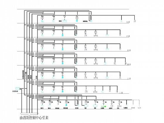 6层商业会所强弱电CAD施工图纸（水消防）(电气设计说明) - 5