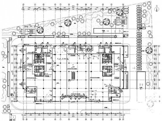 六万平12层商业综合楼强弱电CAD施工图纸(火灾自动报警) - 1