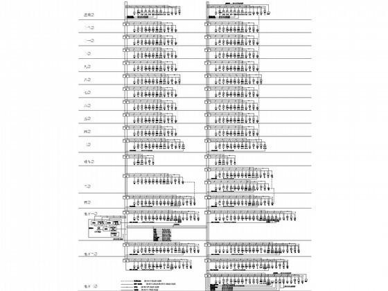 六万平12层商业综合楼强弱电CAD施工图纸(火灾自动报警) - 5