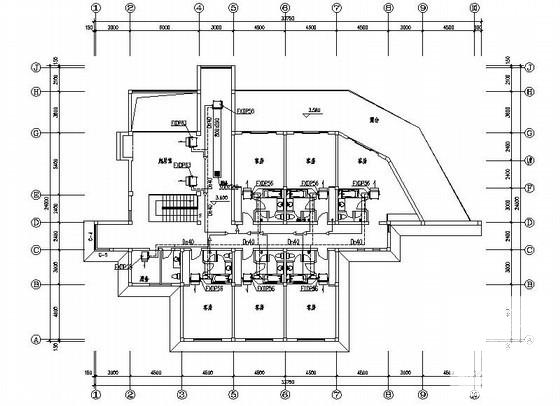 3套2层别墅暖通CAD施工图纸（总）(空调系统设计) - 1