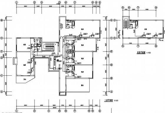 3套2层别墅暖通CAD施工图纸（总）(空调系统设计) - 2