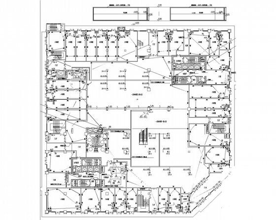 综合商业楼强弱电CAD施工图纸42张（商场公寓办公甲级设计院） - 1