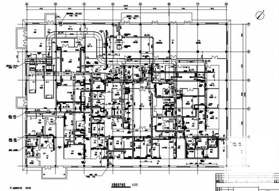 工业建筑制剂车间暖通设计CAD施工图纸(万级净化空调) - 2