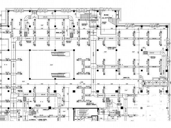 18层大型商场空调通风CAD施工图纸()(压缩式冷水机组) - 4