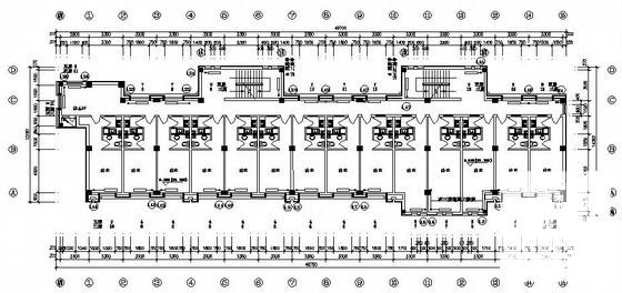 青年教师公寓暖通空调设计CAD施工图纸(平面布置图) - 2