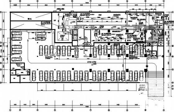 三星级大酒店暖通设计CAD施工图纸(水冷式冷水机组) - 1