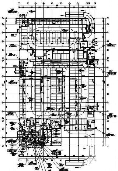 8层科技大楼暖通设计CAD施工图纸(地下室通风) - 2