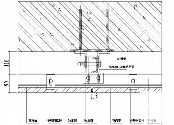 9层商业中心幕墙工程设计CAD图纸 - 2