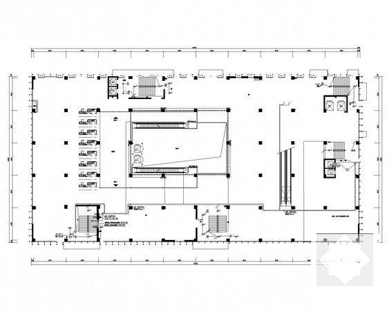 7层商业广场综合楼强弱电CAD施工图纸（商业超市餐饮办公） - 5