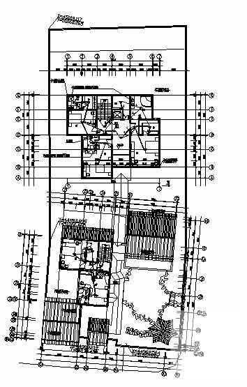 上两层住宅楼强电CAD施工图纸（三级负荷）(低压配电系统) - 2