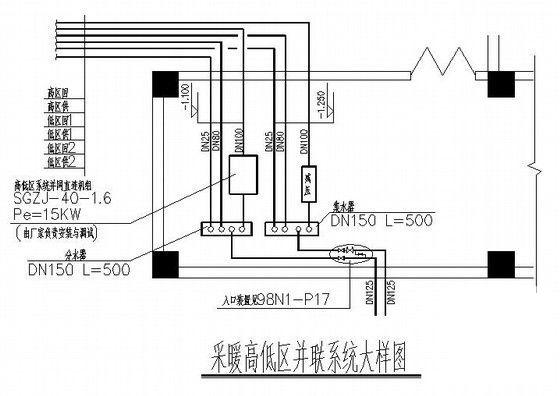 16层商业综合楼采暖通风设计CAD施工图纸 - 4