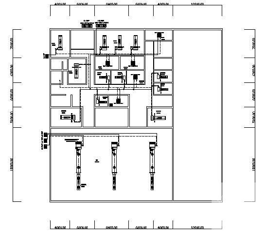 汽车展厅暖通空调设计CAD施工图纸 - 1