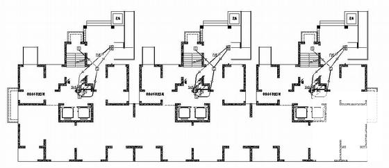 18层住宅楼电气CAD施工图纸（高52米）(防雷接地系统) - 1