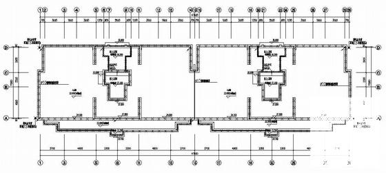 上11层住宅楼强电CAD施工图纸（三级负荷）(防雷接地) - 1