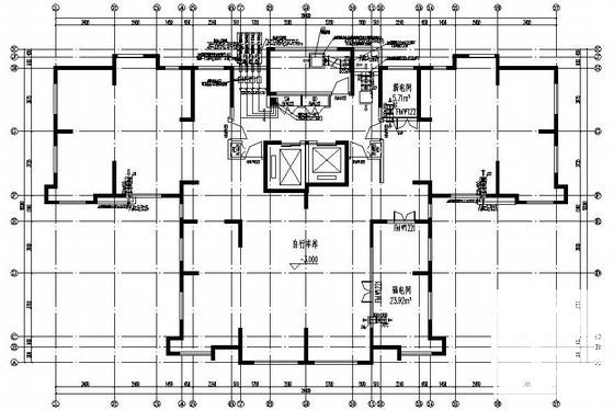 18层小区住宅楼暖通设计CAD施工图纸（9栋楼、地下车库） - 2