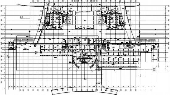 广场地下室暖通设计CAD施工图纸 - 1