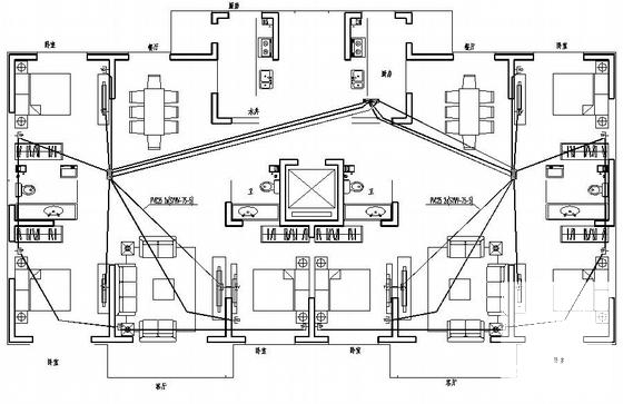 11层钢筋混凝土结构住宅楼电气CAD图纸 - 2
