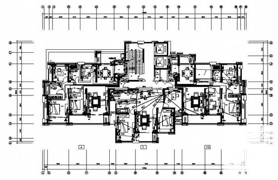 小区18层钢筋混凝土结构住宅楼电气CAD施工图纸 - 2