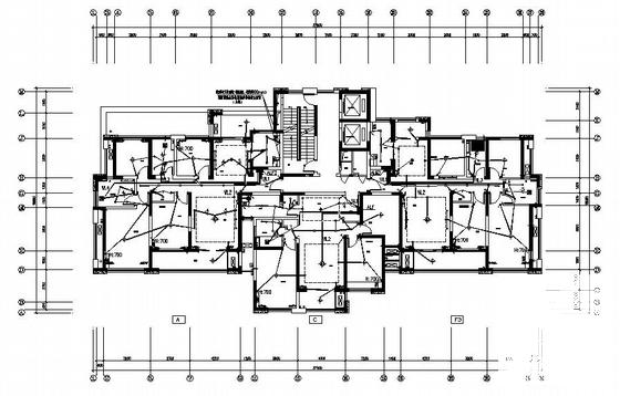 小区18层钢筋混凝土结构住宅楼电气CAD施工图纸 - 4