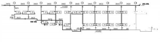 机械加工厂房暖通设计CAD施工图纸(空调水系统) - 2
