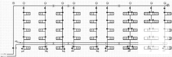 5层医院住院楼采暖通风设计CAD施工图纸 - 2