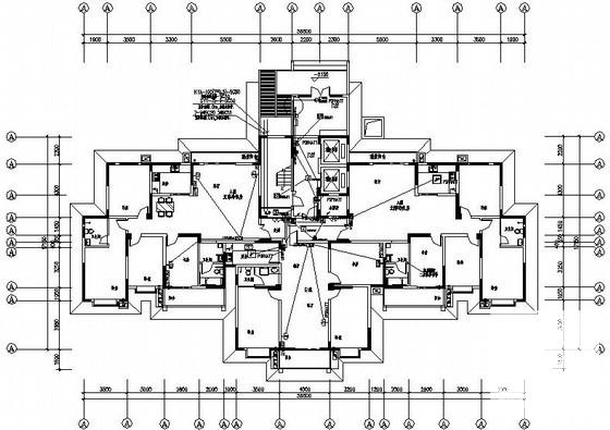 18层钢筋混凝土结构住宅楼电气CAD施工图纸（二级负荷） - 3