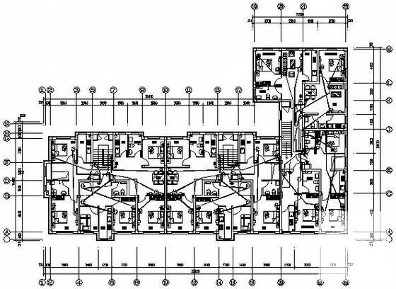 5层钢筋混凝土结构普通住宅楼电气CAD施工图纸 - 2