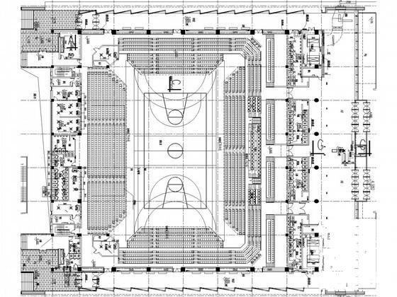 3层著名大学院校体育场馆空调通风系统设计CAD施工图纸（地源热泵系统） - 2