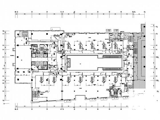 22层体育服务综合楼空调通风及防排烟系统设计CAD施工图纸（制冷机房设计风冷热泵机组） - 3