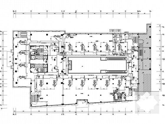 22层体育服务综合楼空调通风及防排烟系统设计CAD施工图纸（制冷机房设计风冷热泵机组） - 4