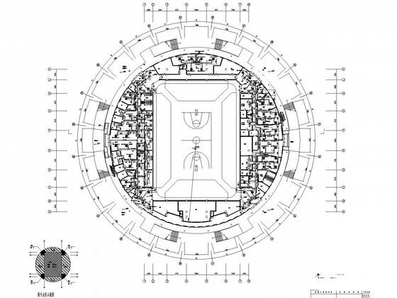 大学体育馆暖通空调设计CAD施工图纸 - 4