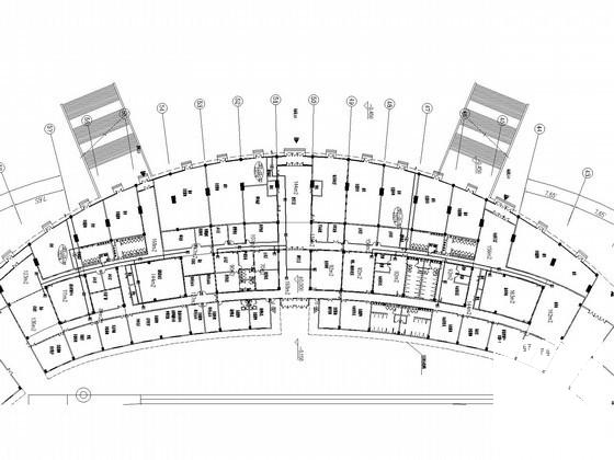 3层大型体育馆建筑空调通风系统设计CAD施工图纸（采暖设计） - 2