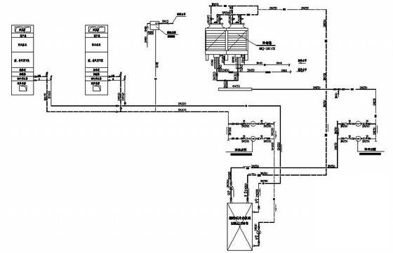 3层体育馆暖通空调CAD施工图纸(平面布置图) - 2