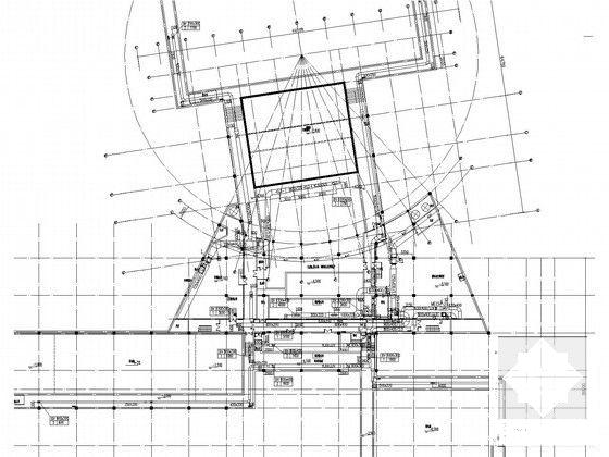 4层大型体育中心空调通风及防排烟系统设计CAD施工图纸（采暖设计） - 4