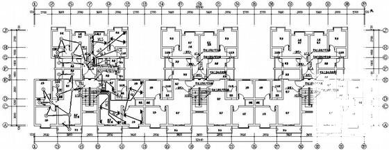 新建小区6层住宅楼电气CAD施工图纸 - 1