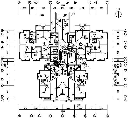 18层住宅楼强弱电系统CAD施工图纸（电气说明） - 1