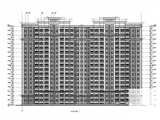 18层住宅楼智能楼宇设计图纸（建筑底图，车库） - 3