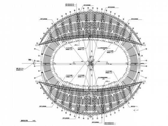 综合甲级体育场强电系统CAD施工图纸 - 1