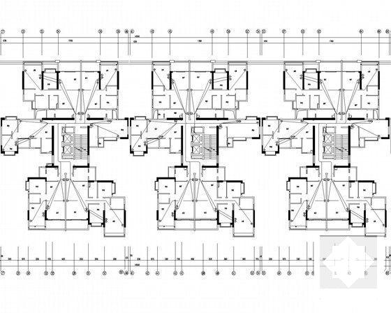 32层住宅楼强电系统CAD施工图纸（高压设计，车库） - 4