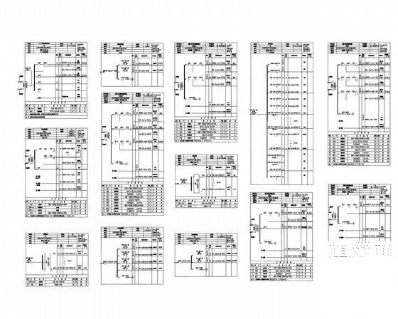 地上12层住宅楼强弱电CAD施工图纸（地下1层） - 3