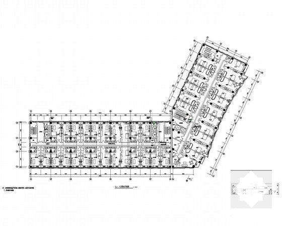 地上12层住宅楼强弱电CAD施工图纸（地下1层） - 5
